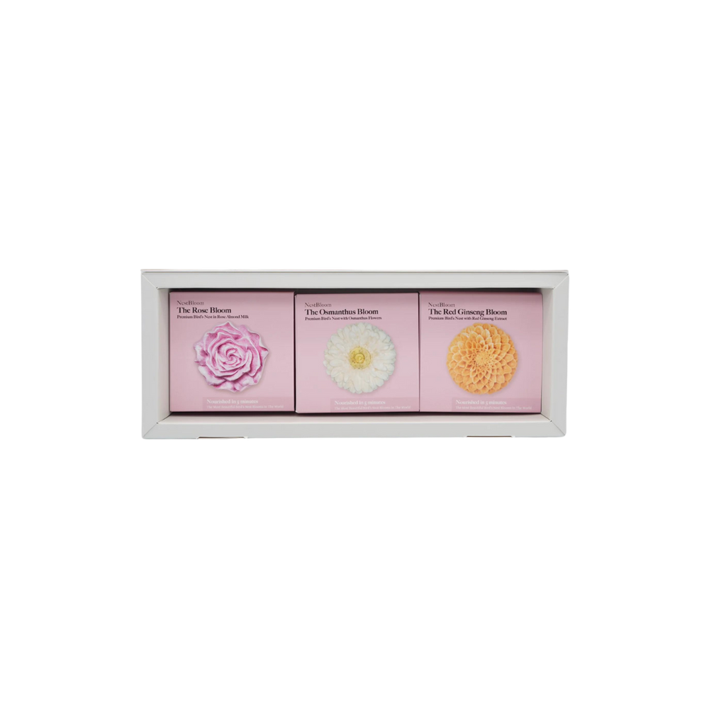 Premium Elegance Set (Rose Bloom, Red Ginseng Bloom, Osmanthus Bloom)