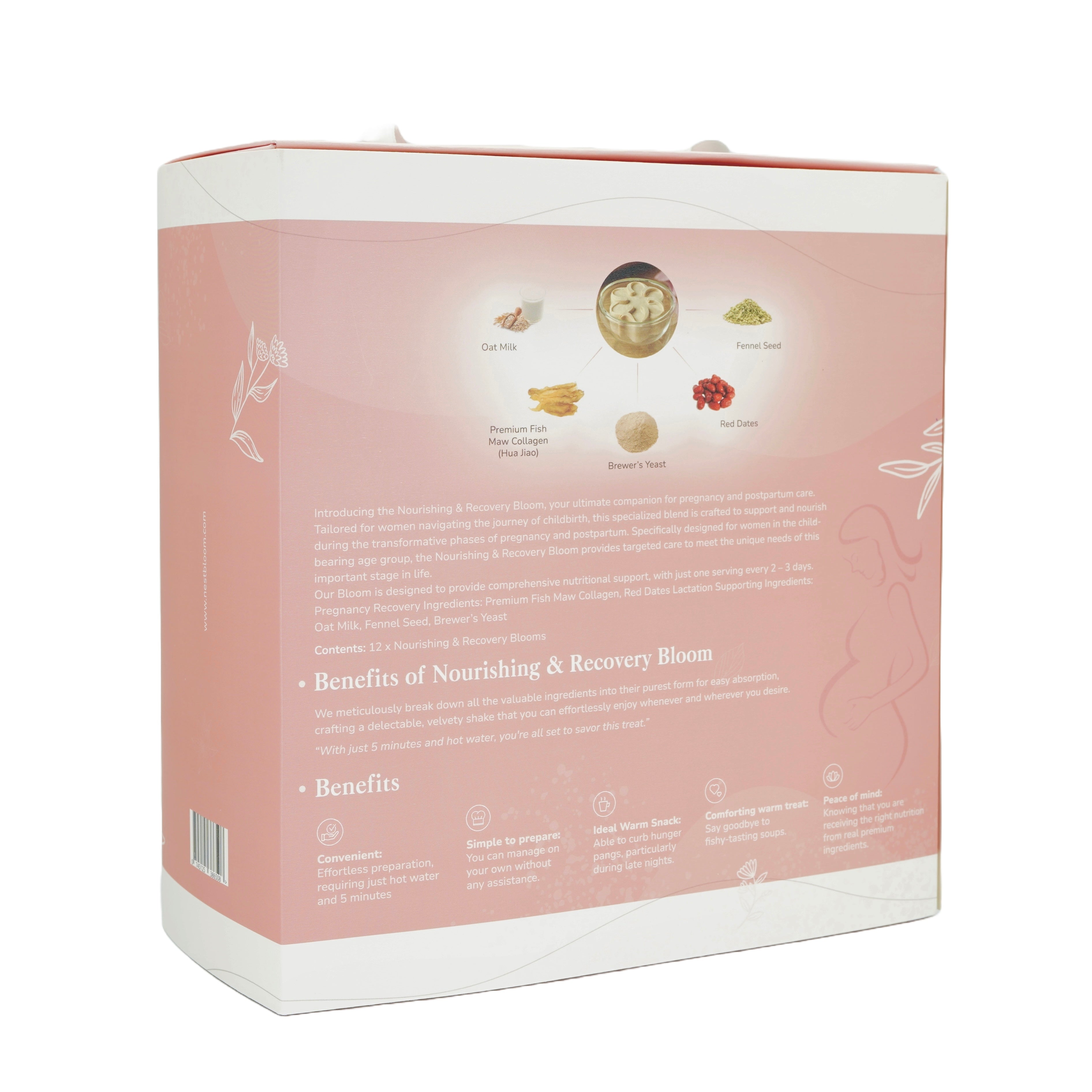 Nourishing & Recovery Bloom (Pregnancy Wellness) Monthly Wellness Care Pack