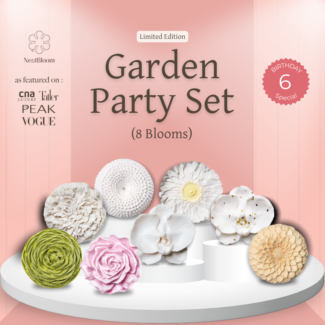 NestBloom 6th Birthday Special : Garden Party Set (8 Blooms)